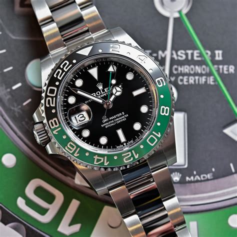 rolex gmt green hand|rolex gmt master ii 126720vtnr.